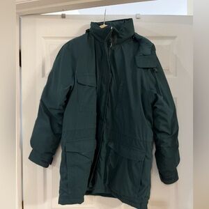Eddie Bauer Snowline Down Filled hooded parka Women’s size‎ medium forest green​